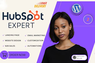 setup hubspot crm, hubspot email design, hubspot automation, hubspot integration