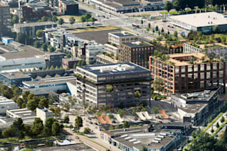 create customized,site plans,master plans and urban designs town plan, landscape