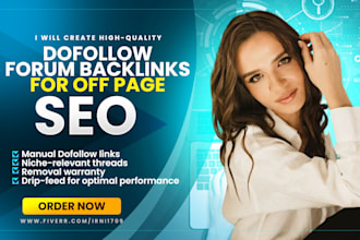 create dofollow forum backlinks for off page seo