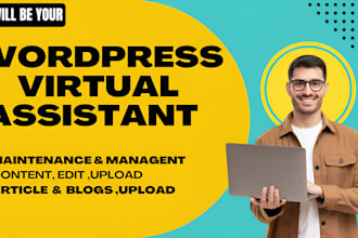 be your wordpress virtual assistant customization content updates