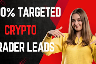 give you 5000 verified fresh MLM or crypto leads