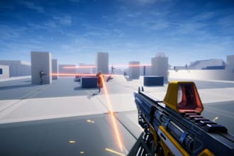 develop a high quality fps game in unity for PC and mobile