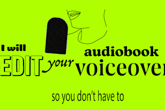 edit your audiobook voiceover