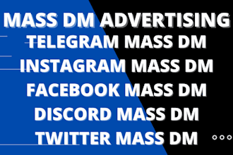 telegram mass dm, discord mass dm, facebook mass dm, bulk sms, dms to target aud