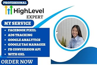 do gohighlevel landing page integration GTM meta facebook lead form automation