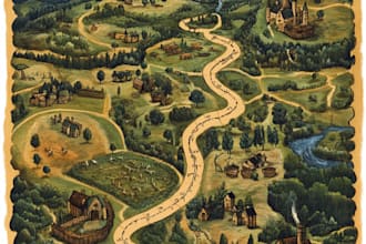 create a custom fantasy map for rpgs, books