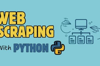develop python web scraping, data mining, web scrapper and automation tools