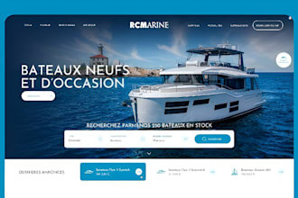 build squarespace yacht rental website boat saling website marine transport site