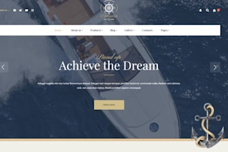 build squarespace yacht rental website boat saling website marine transport site