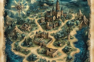 do maps for your fantasy game, book and projects