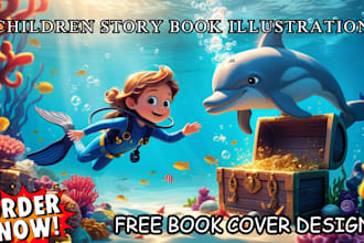 illustrate children story book illustration children book story book