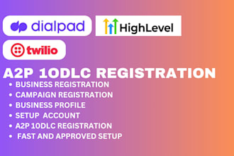 dialpad a2p 10dlc registration, do a2p 10dlc grasshopper trc registration
