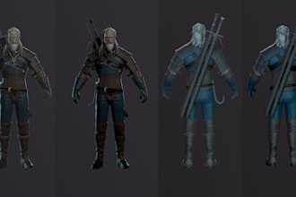 poly 3d metahuman character,unity texture,daz3d assets, ue5 rig, uv map, gmond