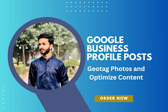 do gbp posts with geotag images for local business ranking