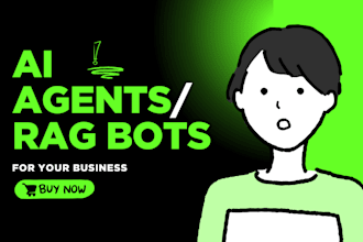 develop custom ai agents and rag powered bots for your business