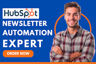 build custom hubspot crm website email campaign automation hubspot landing page