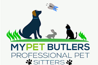design good looking pet sitting company logo