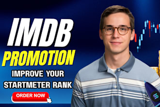 promote your imdb profile and upgrade starmeter rank