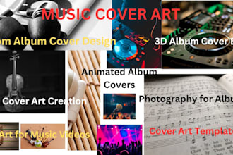 design album cover, single cover, music cover, or podcast cover art