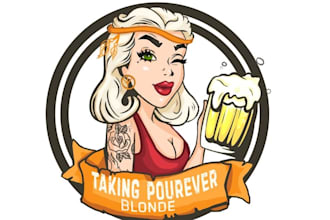 design mascot bar pub beer logo