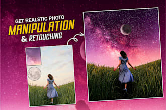 do professional photoshop editing, photo manipulation, product image