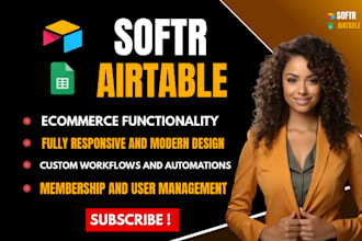 design website client portal job portal using softr airtable adalo