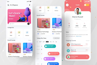 develop ai e learning chatbot app, online courses app, languages learning app