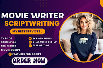 ghostwrite screenplay movie script tv series scriptwriting feature film writing