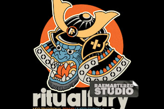 create neo traditional tattoo inspired for shirts