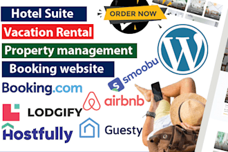 create property management website airbnb , lodgify, smuboo, bookingcom