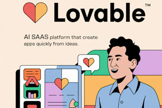 build saas web app using lovable ai vo,boil new ,cursor,stripe api ,shadin ui