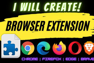 create a chrome, firefox or any browser extension or plugin