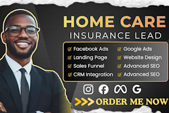 home care leads home care insurance leads elderly care lead home care website