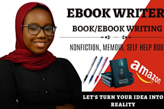 ghostwrite 30k words ebook writer fiction, nonfiction ghost ebook writer editor