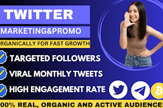 do crypto telegram marketing ,x marketing and grow real crypto related followers