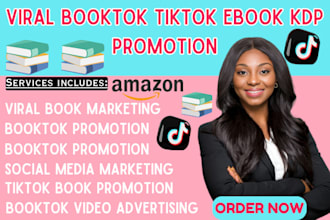 promote your book on booktok tiktok kdp with effective advertising for authors