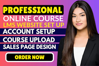 online course creation thinkific course upload kajabi sales page website design
