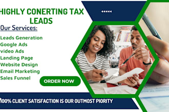 generate tax leads, tax preparation leads, financial advisor leads