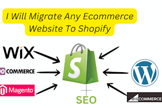 migrate wix wordpress weebly squarespace big commerce magento to shopify store