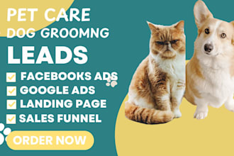 generate pet care leads pet grooming leads dog training leads dog grooming leads