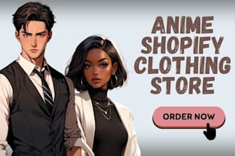 design anime shopify clothing store anime clothing store anime fashion store