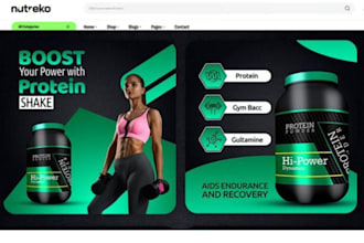 build health supplement shopify store supplement store supplement website