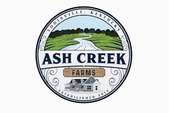design exceptional classic family farm logo