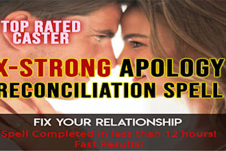 perform a powerful apology spell ritual for reconciliation and peace