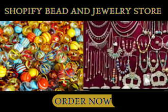 create a deluxe shopify bead and jewelry store