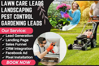 generate lawn care leads landscaping leads pest control gardening lawncare leads