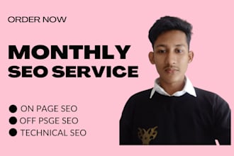 do provide monthly SEO services to improve google and youtube rankings