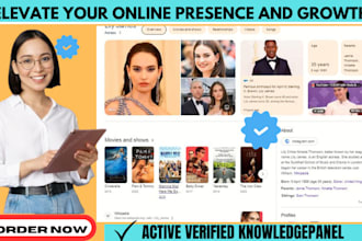 create verified standard google panel knowledgepanel for you