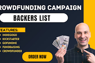 generate a crowdfunding backers list on indiegogo kickstarter gofundme campaign