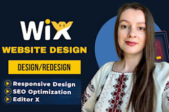 build professional web design an interactive wix studio website, wix website